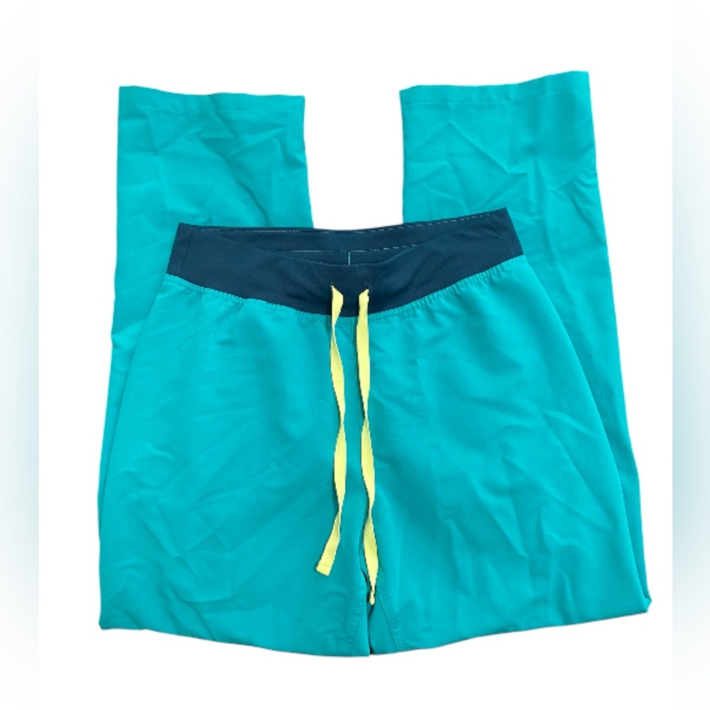 Figs Teal and Navy Women's Pants